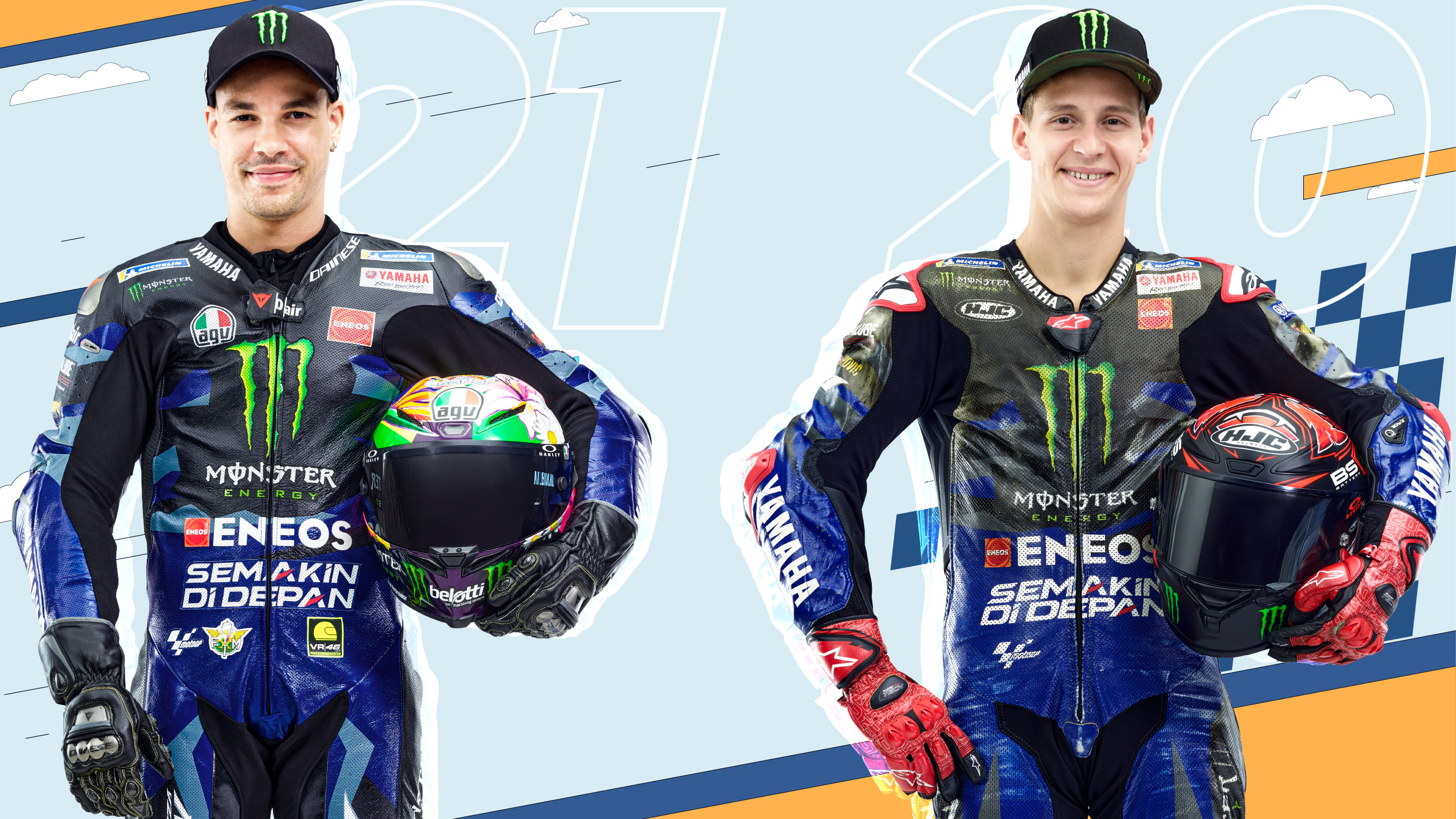 Portrait Yamaha Motor GP's Racer