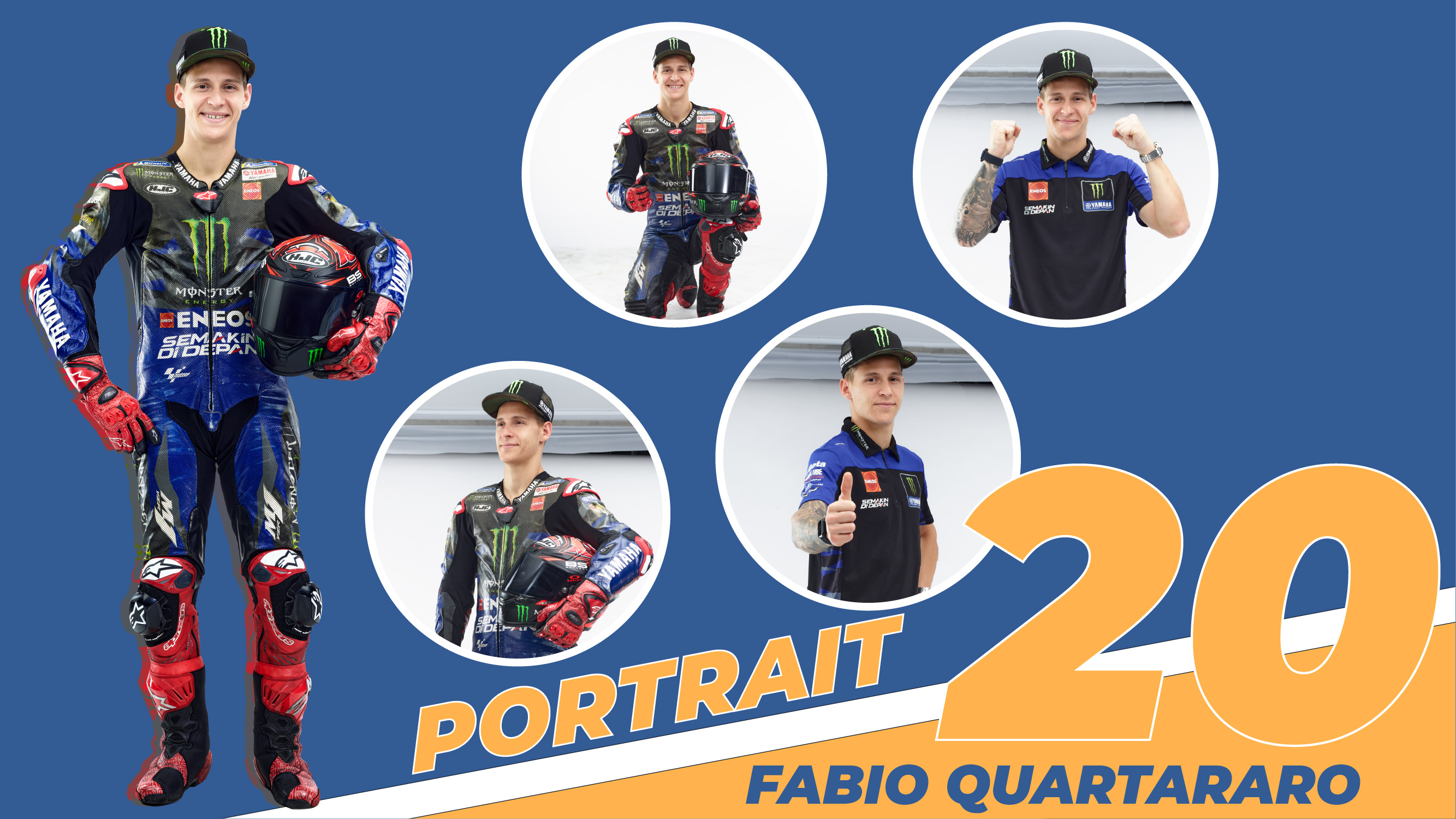 Portrait Yamaha Motor GP's Racer